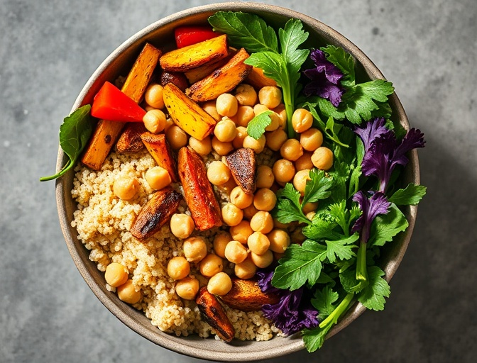 轻食蔬菜沙拉碗